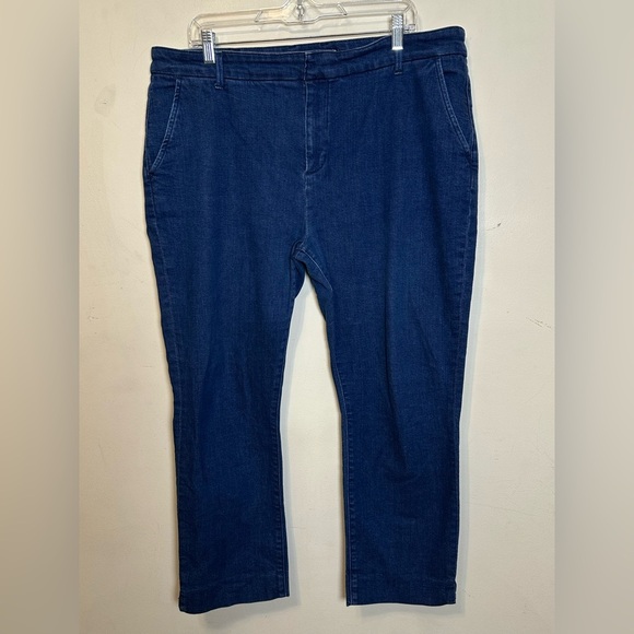 Boden Denim The Wellington Straight Leg Jeans Blue Size 14 Dark Wash - Picture 1 of 5